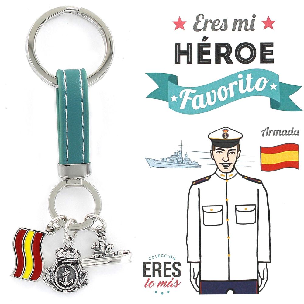 Llavero Mi Heroe Favorito Armada