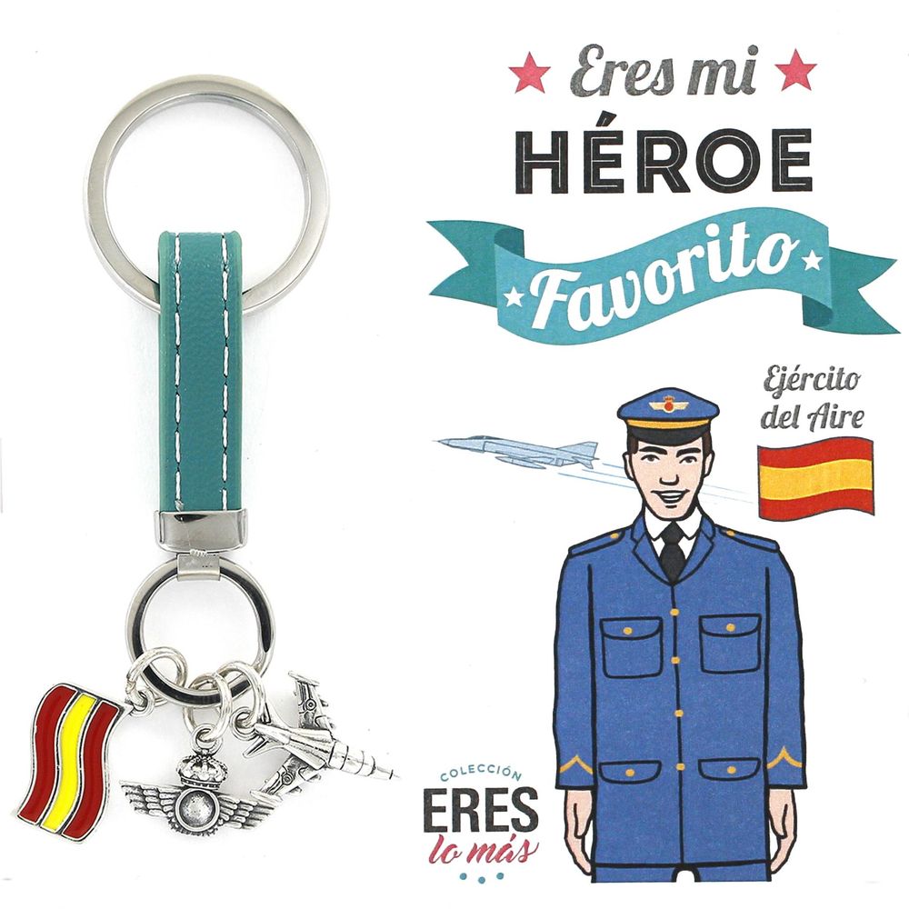 Llavero Mi Heroe Favorito Ejercito Del Aire