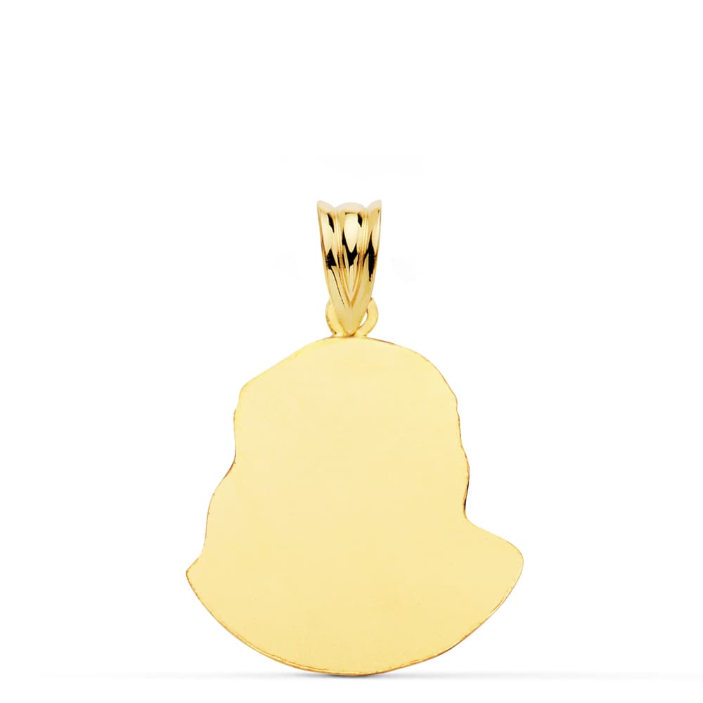 18K COLGANTE CRISTO MURILLO ORO AMARILLO 23X18 MM