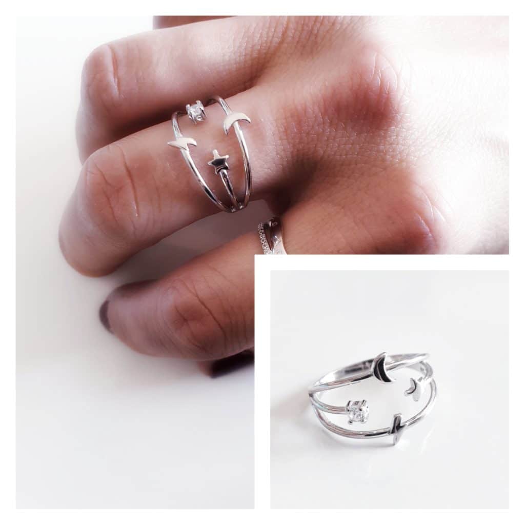 Anillo sky de plata de ley