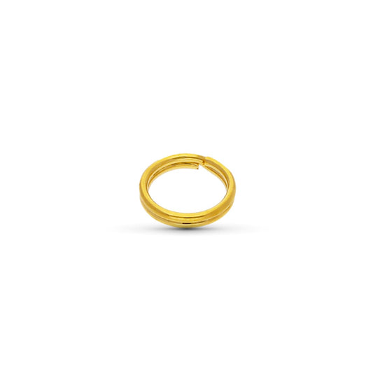 18K FORNITURA DE ORO AMARILLO DE LLAVERILLO. 7 MM