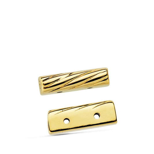 18K FORNITURA SEPARADOR HILOS DE COLLAR. ORO AMARILLO PRECIO UNIDAD