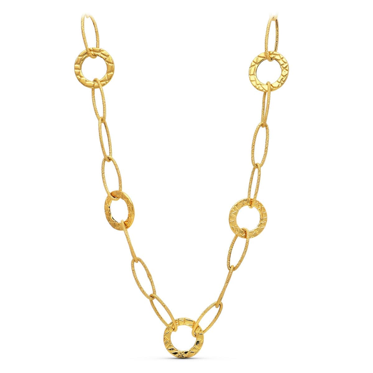 18K GARGANTILLA ORO AMARILLO ESLABONES
