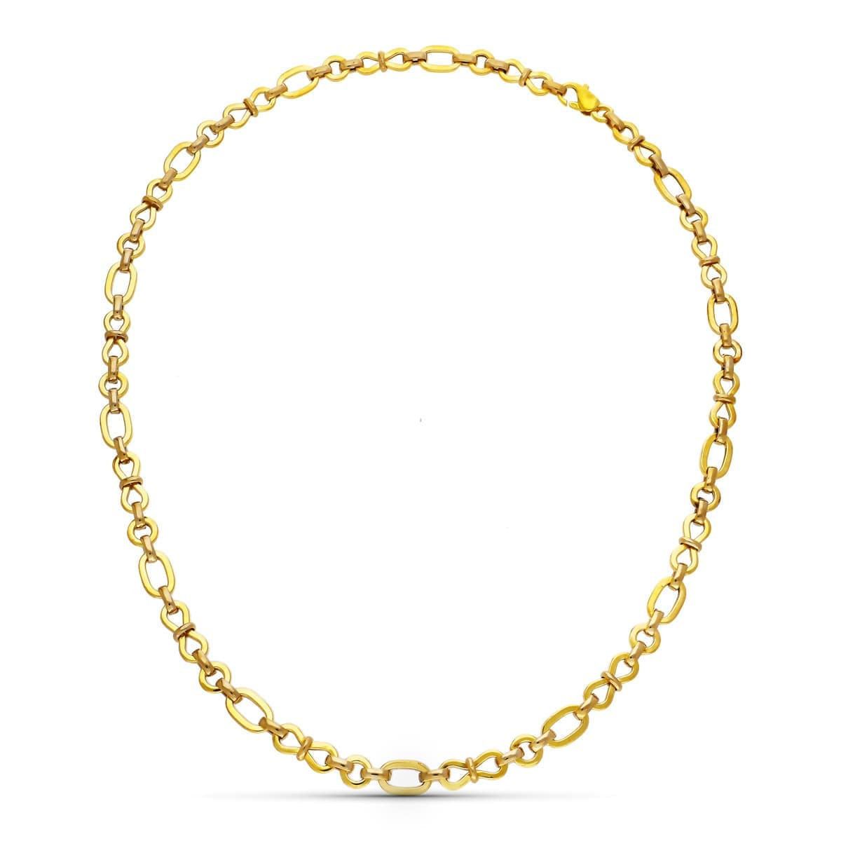 Gargantilla Eslabones 45 cm de oro amarillo 18K