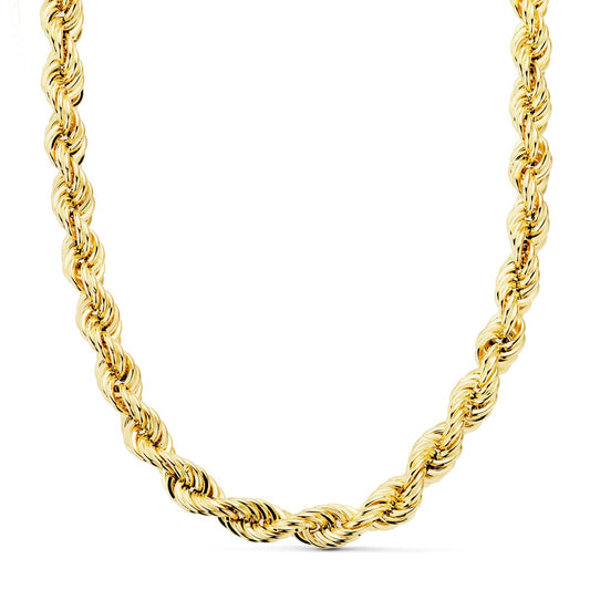 Cordon Salomonico Ligero. Ancho: 7,7 mm. Largo: 60 cm de oro amarillo 18K