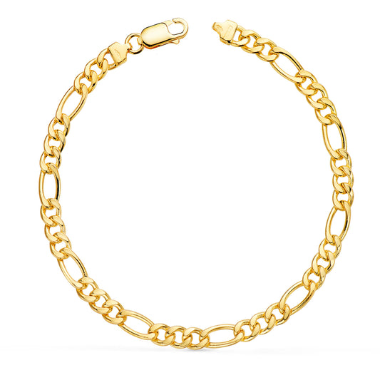 Pulsera Cartier 3x1 Ancho: 4,75 mm Largo: 19 cm de oro amarillo 18K