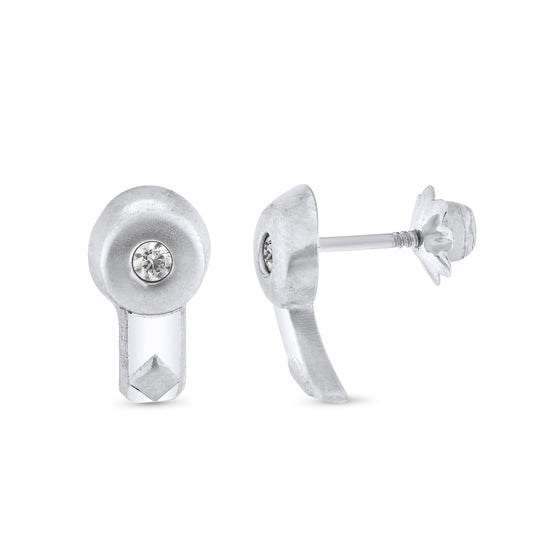 18K PENDIENTES ORO AMARILLO CIRCULO. 11X6 MM CIERRE TUERCA