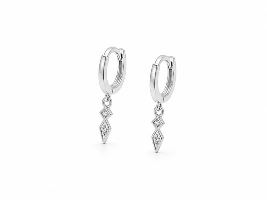 Pendientes Amazona de plata de ley - Joyería Zafir