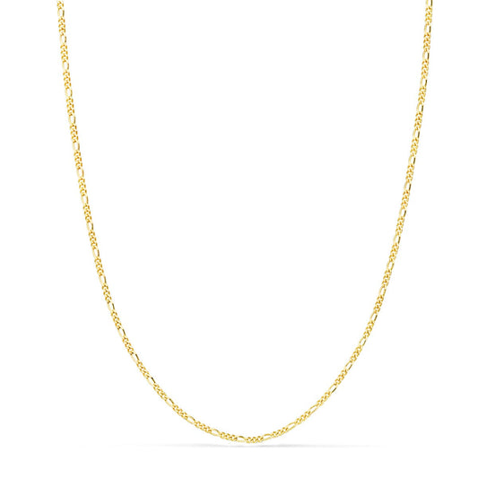 Cadena Maciza Cartier 3x1. Largo 40 cm Ancho 1 mm de oro amarillo 18K