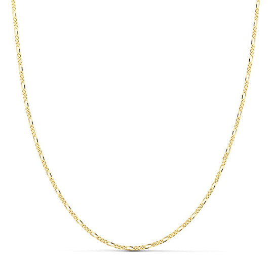 18K CADENA ORO AMARILLO MACIZA CARTIER 3X1 60CM 1 MM