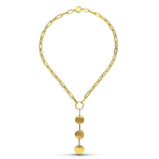 18K GARGANTILLA ORO AMARILLO ESLABONES