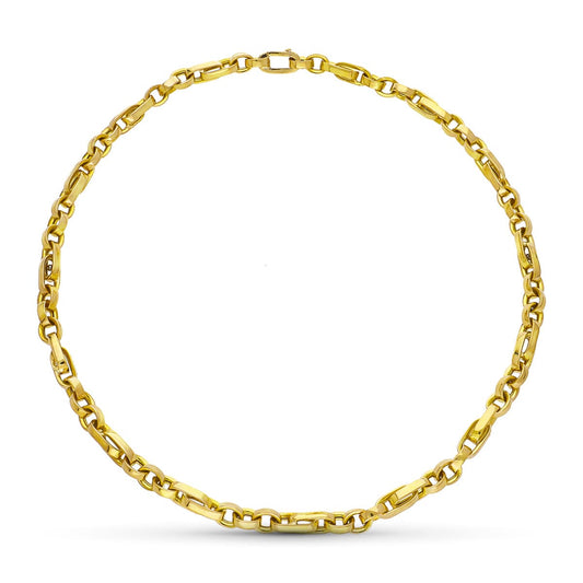 18K GARGANTILLA ORO AMARILLO HUECA 45CM