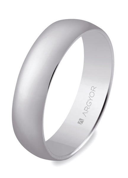 Alianzas Plata - 57505 Plata Lisa 5 Mm - Unisex