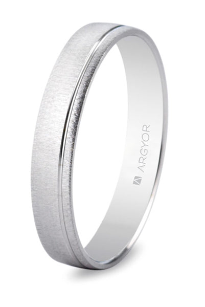 Alianzas Plata - 5735473 Mate Brillo 35 Mm - Unisex