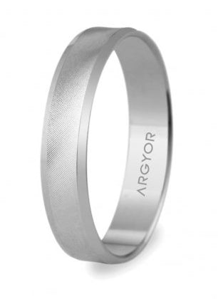 Alianzas Plata - 5740308 Mate Brillo 4 Mm - Unisex