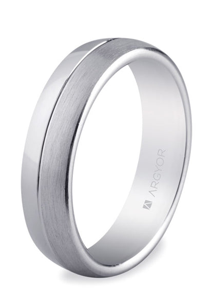 Alianzas Plata - 5750029 Mate Brillo 5 Mm - Unisex