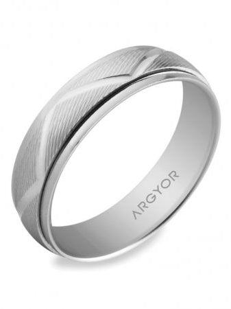 Alianzas Plata - 5750138 Plata Facetada 5 Mm - Unisex