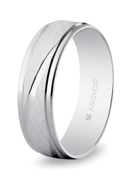 Alianzas Plata - 5755329 Mate Brillo 55 Mm - Unisex