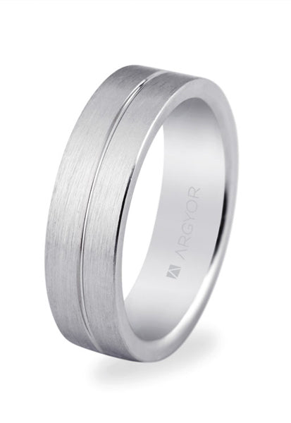 Alianzas Plata - 5760028 Mate Brillo 6 Mm - Unisex