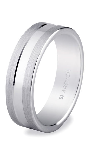 Alianzas Plata - 5760031 Mate Brillo 6 Mm - Unisex