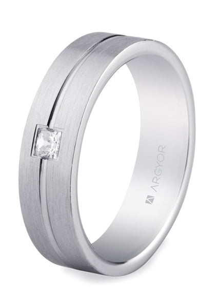 Alianzas Plata - 5755153N Mate Con Circonita - Unisex