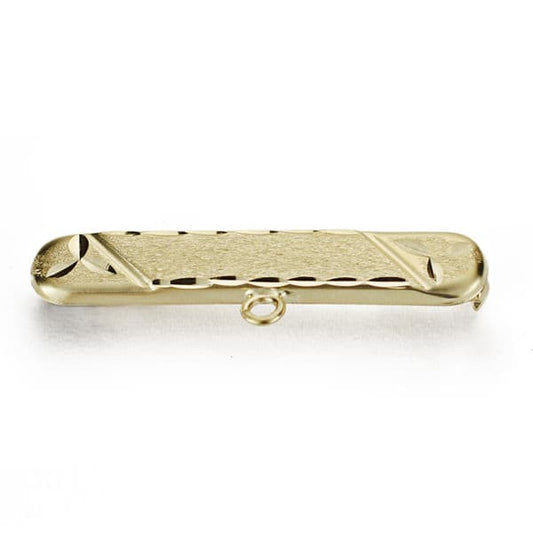 Alfiler Bebe Tallado 29 x 5 mm de oro amarillo 9K