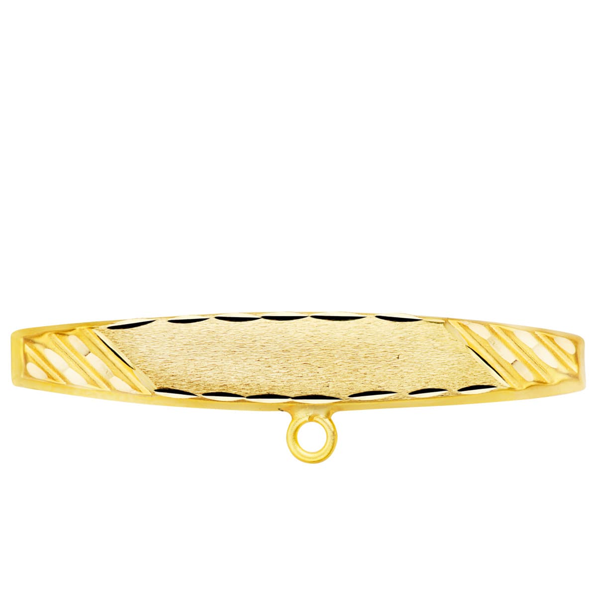 18K ALFILER ORO AMARILLO TALLADO 30X5 MM