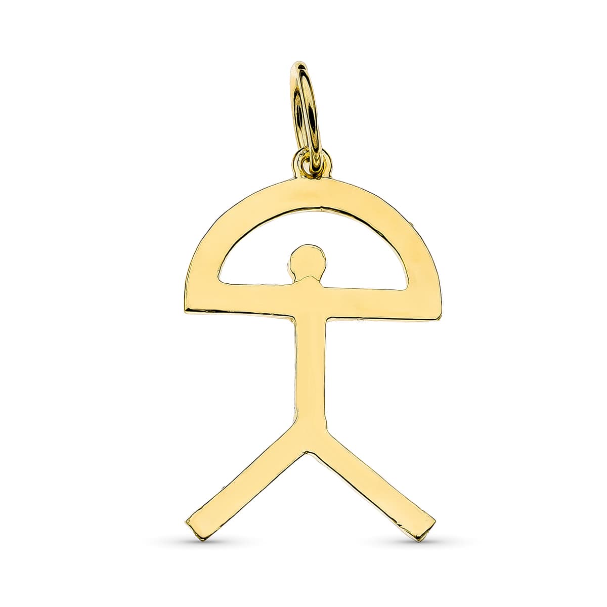 18K COLGANTE ORO AMARILLO INDALO. 24X15.5 MM