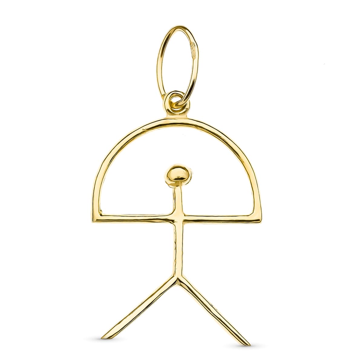 18K COLGANTE ORO AMARILLO INDALO. 30X20 MM