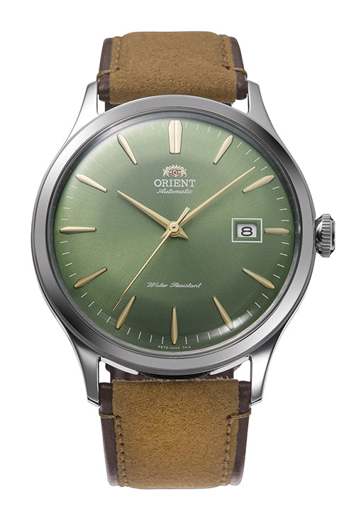 Reloj Orient Bambino Classic Automático RA-AC0P01E30B, esfera verde
