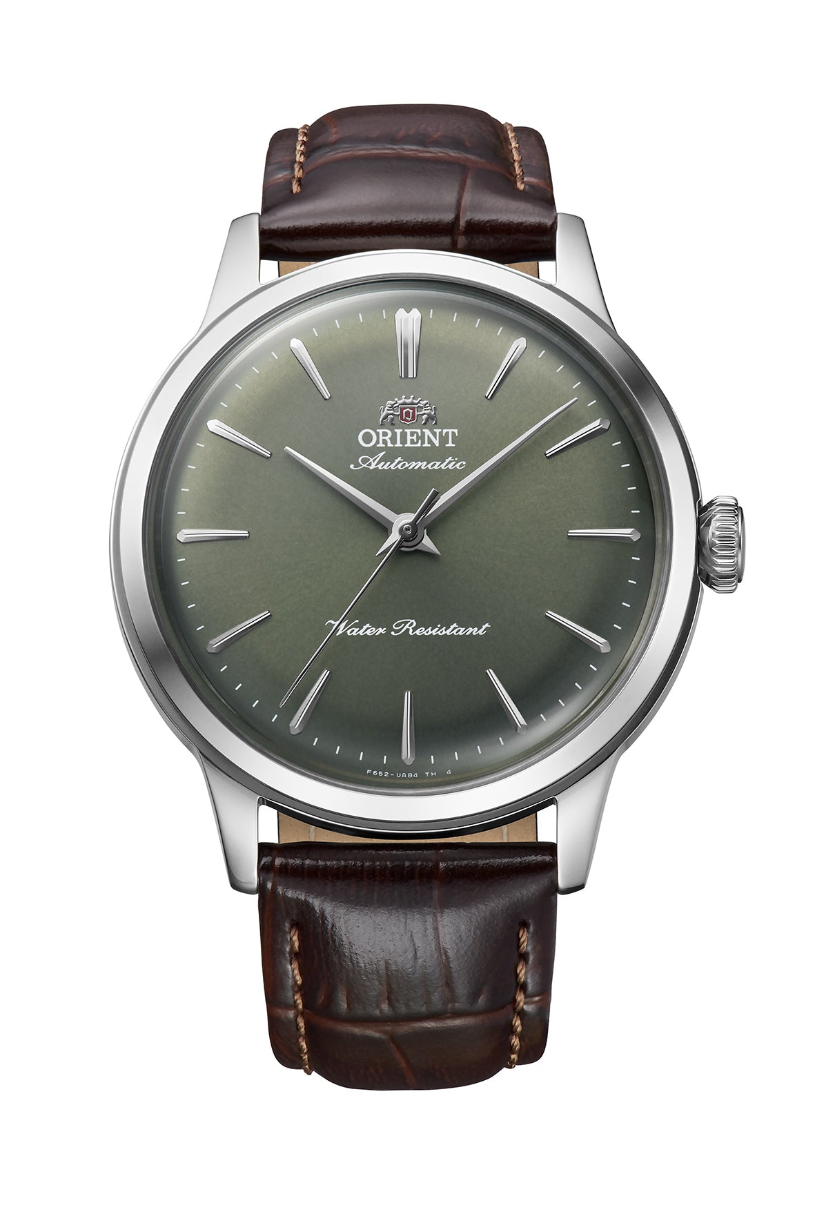 Reloj Orient Bambino 36 RA-BB0102E30B, esfera verde