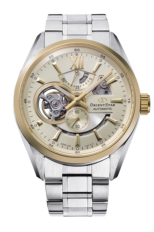 Reloj Orient Star Modern Skeleton Automático RE-AV0124G00B, esfera blanco – plata – dorado