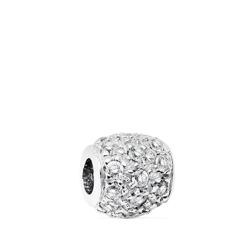 18K COLGANTE BOLA ORO BLANCO 8X8 MM
