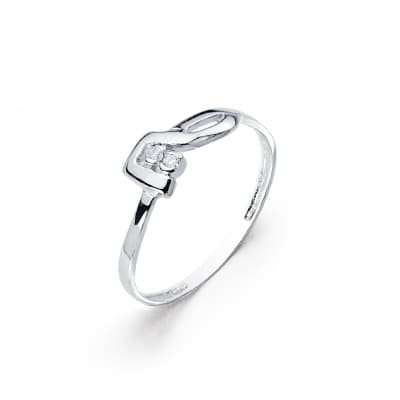 18K SORTIJA ORO BLANCO DIAMANTES NATURALES TALLA BRILLANTE 0,026 QTS. ANCHO: 5MM. CUERPO: 1,5MM