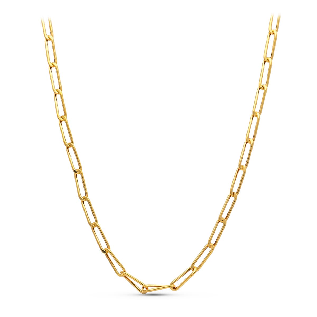18K CADENA ORO AMARILLO BILBAO 50CM 4.5 MM