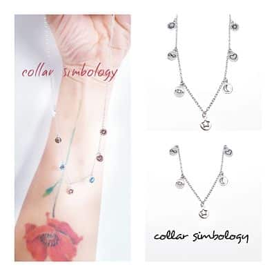 Collar simbology plata