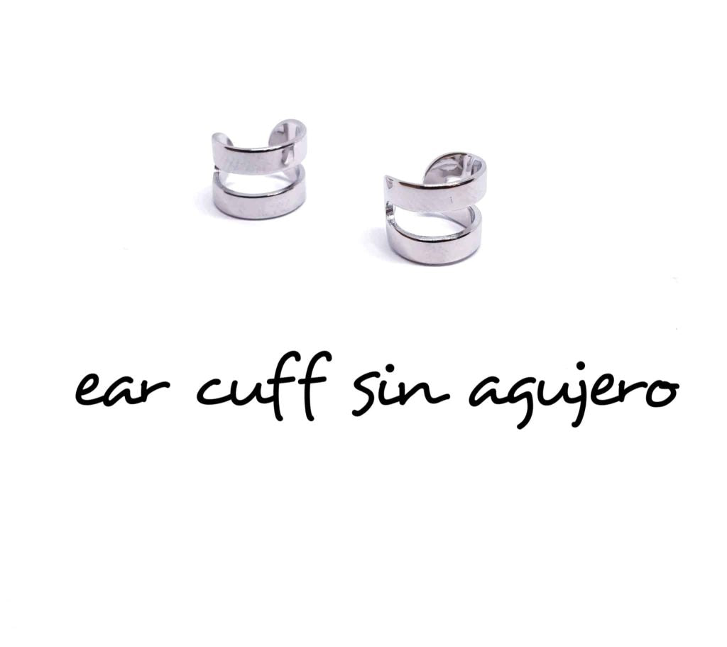 Pendiente ear cuff plata