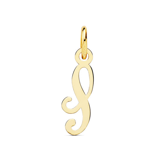 18K COLGANTE ORO AMARILLO LETRA " S " 16X5 MM