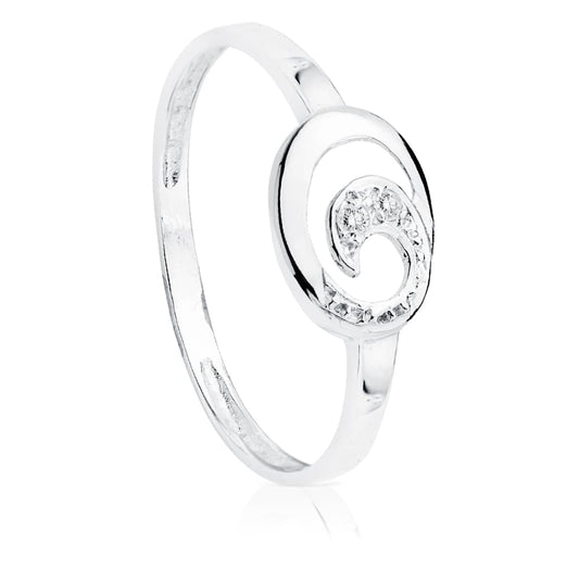 18K SORTIJA ORO BLANCO 2 DIAMANTES NATURALES TALLA BRILLANTE 0.016 QTS. 9X7 MM