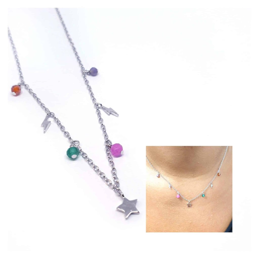 Collar storm de plata de ley