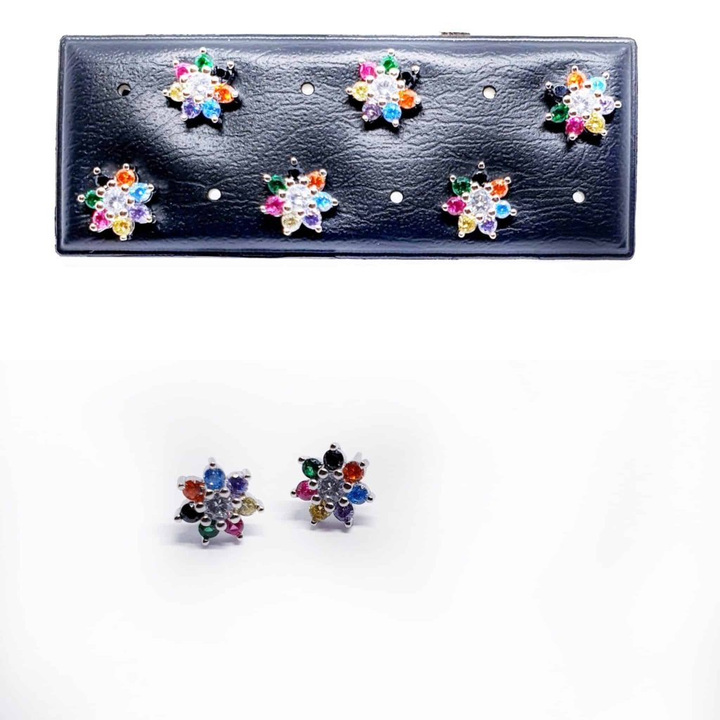 Pendiente primavera de plata de ley - Joyería Zafir