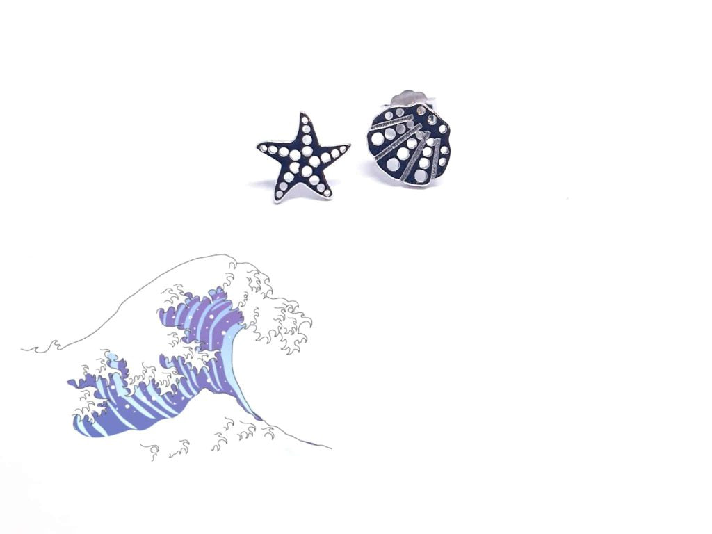 Pendientes Bali de plata de ley