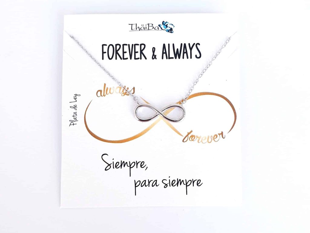 Collar infinito plata
