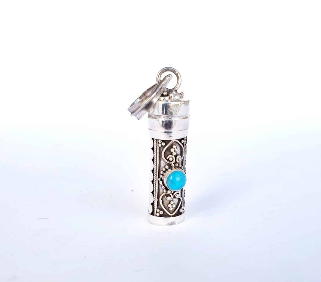 Colgante cofre de los deseos de plata de ley - Joyería Zafir