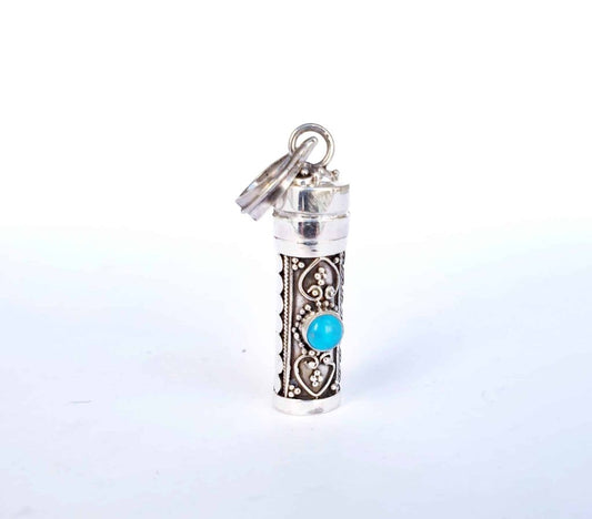 Colgante cofre de los deseos de plata de ley - Joyería Zafir