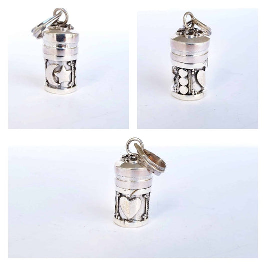 Colgante cofre de los deseos de plata de ley - Joyería Zafir