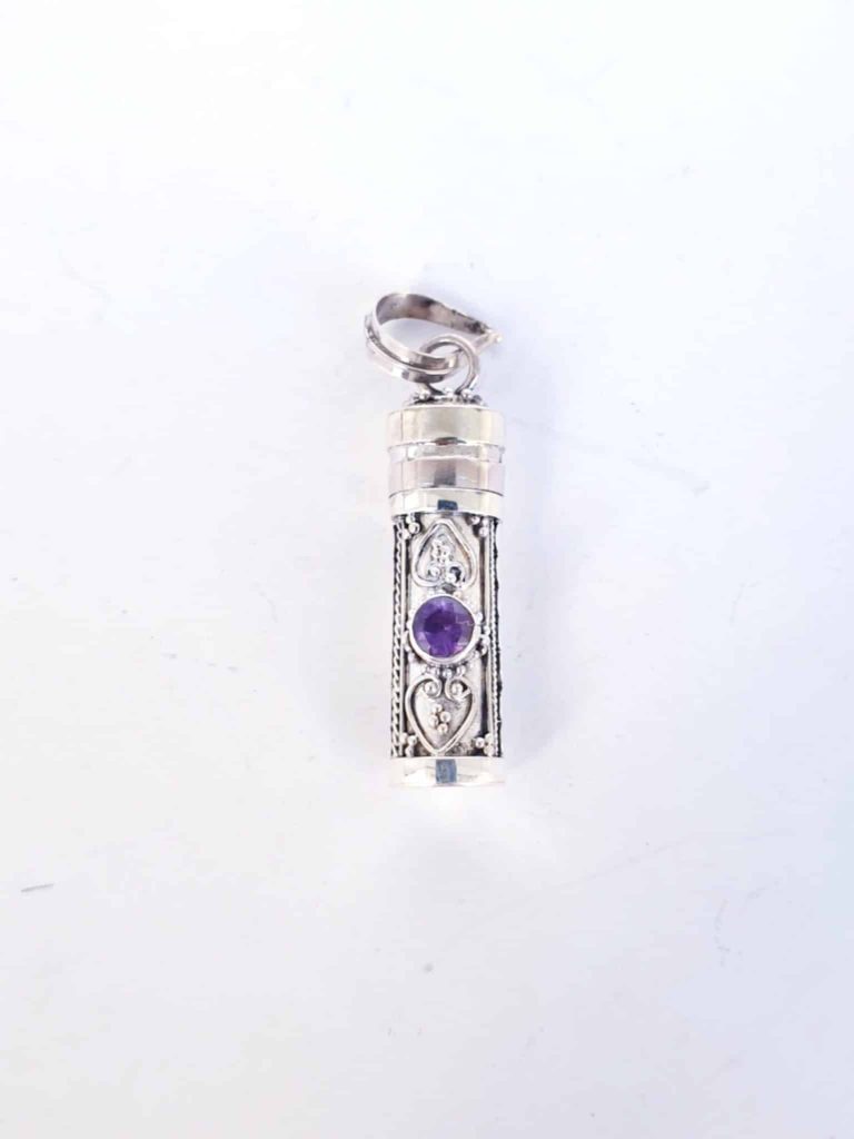 Colgante cofre de los deseos de plata de ley - Joyería Zafir