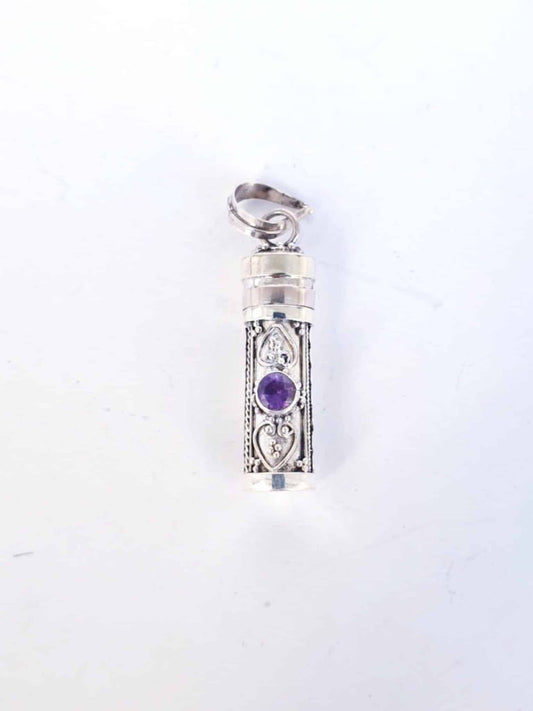 Colgante cofre de los deseos de plata de ley - Joyería Zafir