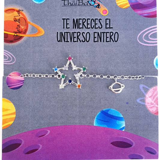 Joyas Con Mensaje - Pul2107 Estrella Colores - Senora