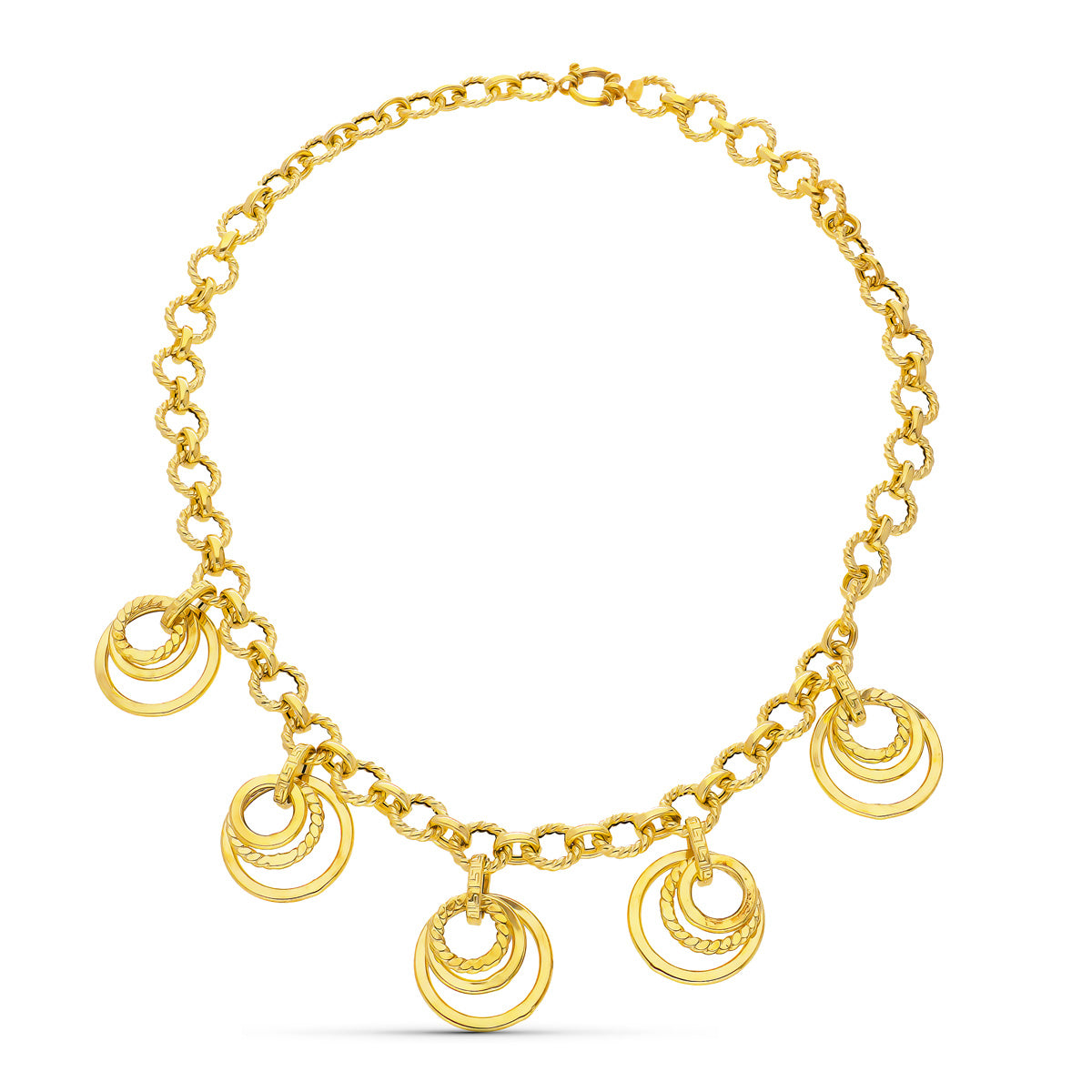 Gargantilla Colgante 45 cm de oro amarillo 18K